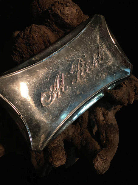Antique Casket Plaque