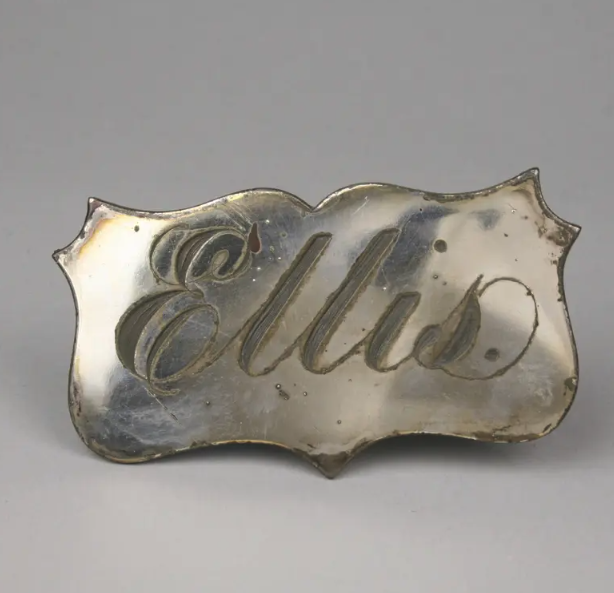 Ellis Coffin Plate