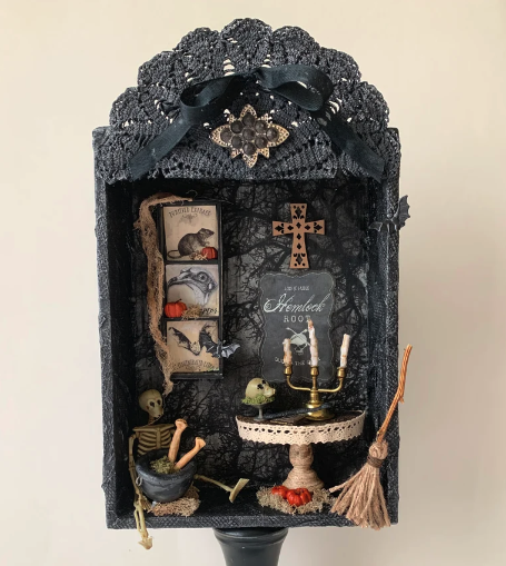 Handmade Halloween Diorama