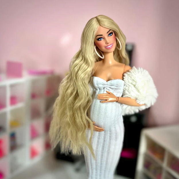 Pregnant Newest Barbie Dolls Maternity Barbie Doll MTM Pregnant