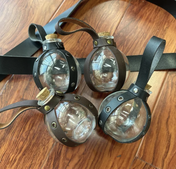 Viking Round Potion Bottles