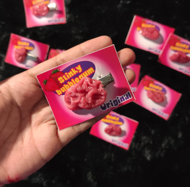 Chewing Gum Hair Clip