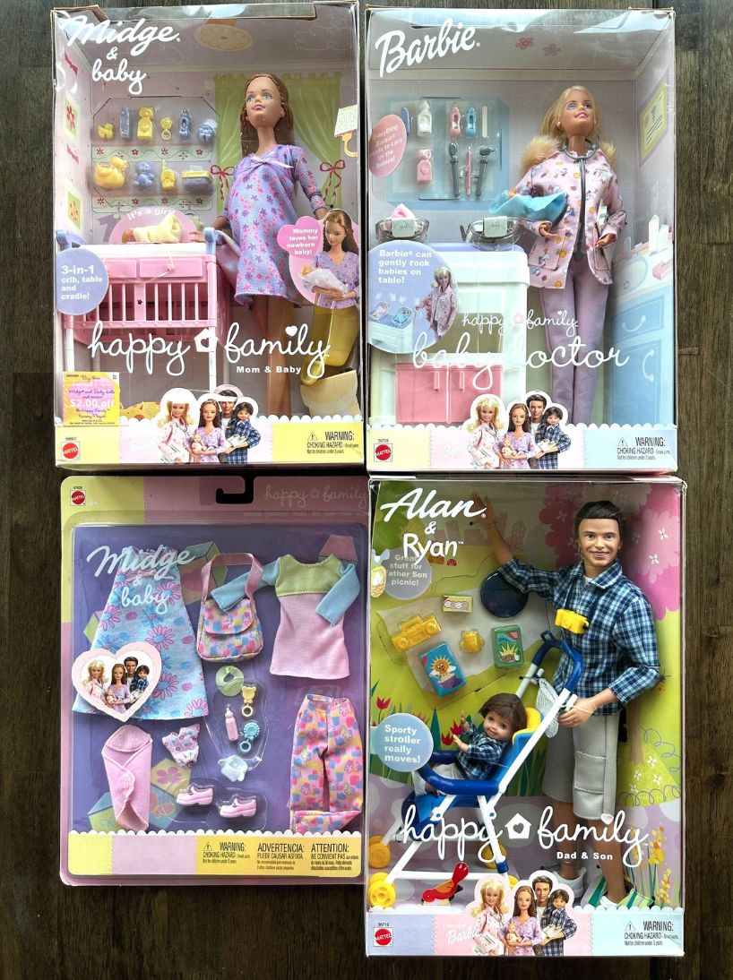 Baby Doll Barbie Midge And Baby Midge Baby Barbie Barbie Barbie