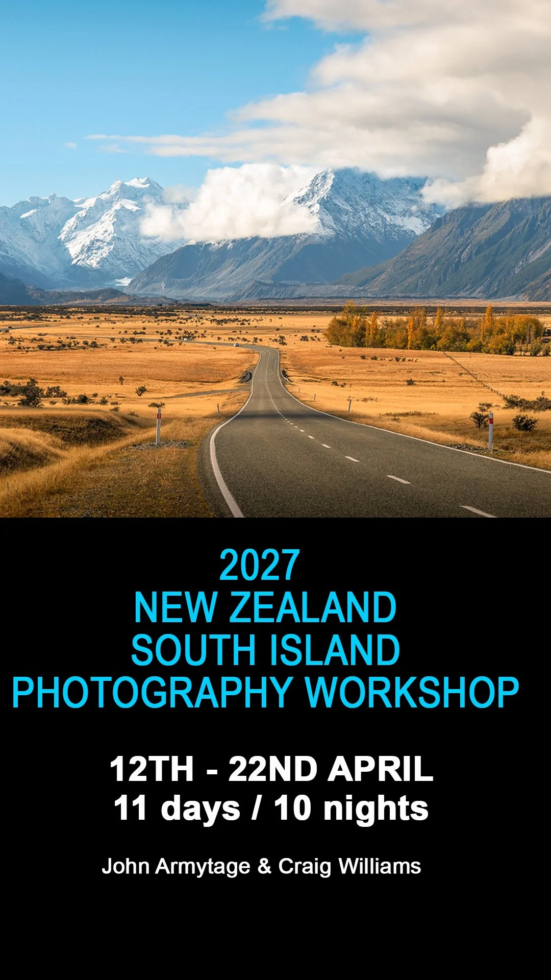 NEW ZEALAND – AUTUMN COLOURS & CULINARY PHOTOGRAPHY WORKSHOP 2027