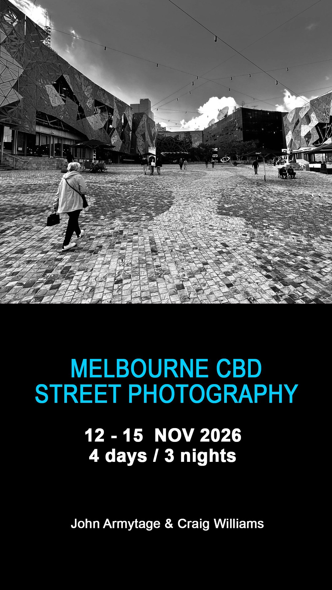Melbourne CBD Street Photography & Culinary Workshop