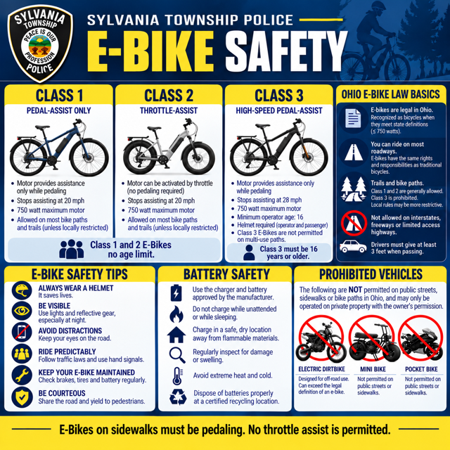 information on ebike safety