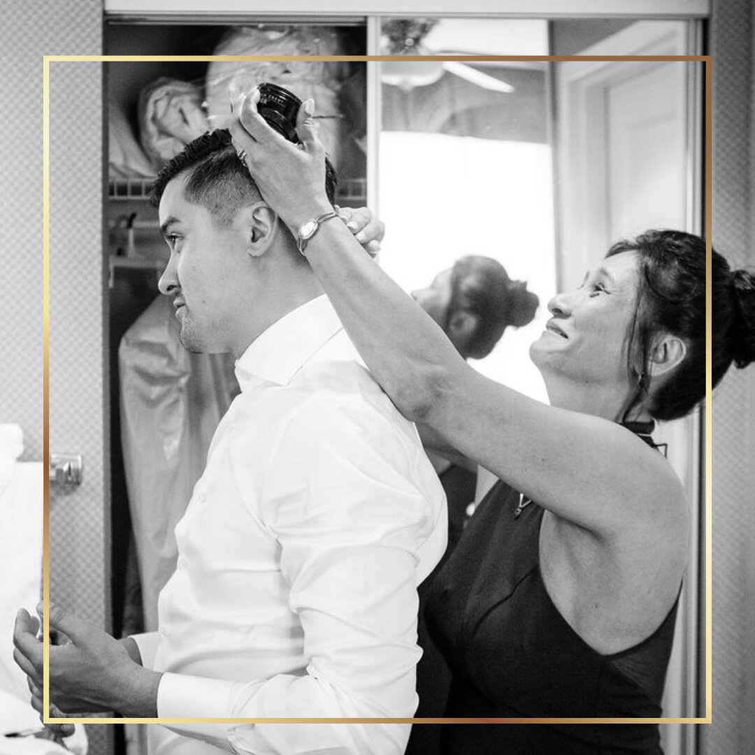 There's something truly special about the moment when a mother helps her son get dressed on his wedding day. As she adjusts his tie or brushes his hair, she's reminding him that she loves him and is proud of the man he has become. It's a moment of qu