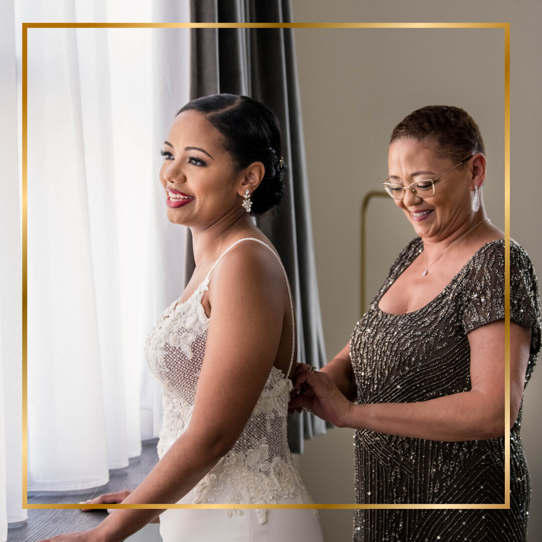 On a wedding day, there are so many special moments that make the day memorable and meaningful. One of my favorites is the moment when a bride or groom gets helped by a loved one as they prepare to walk down the aisle.​​​​​​​​​ Whether it's a mother,