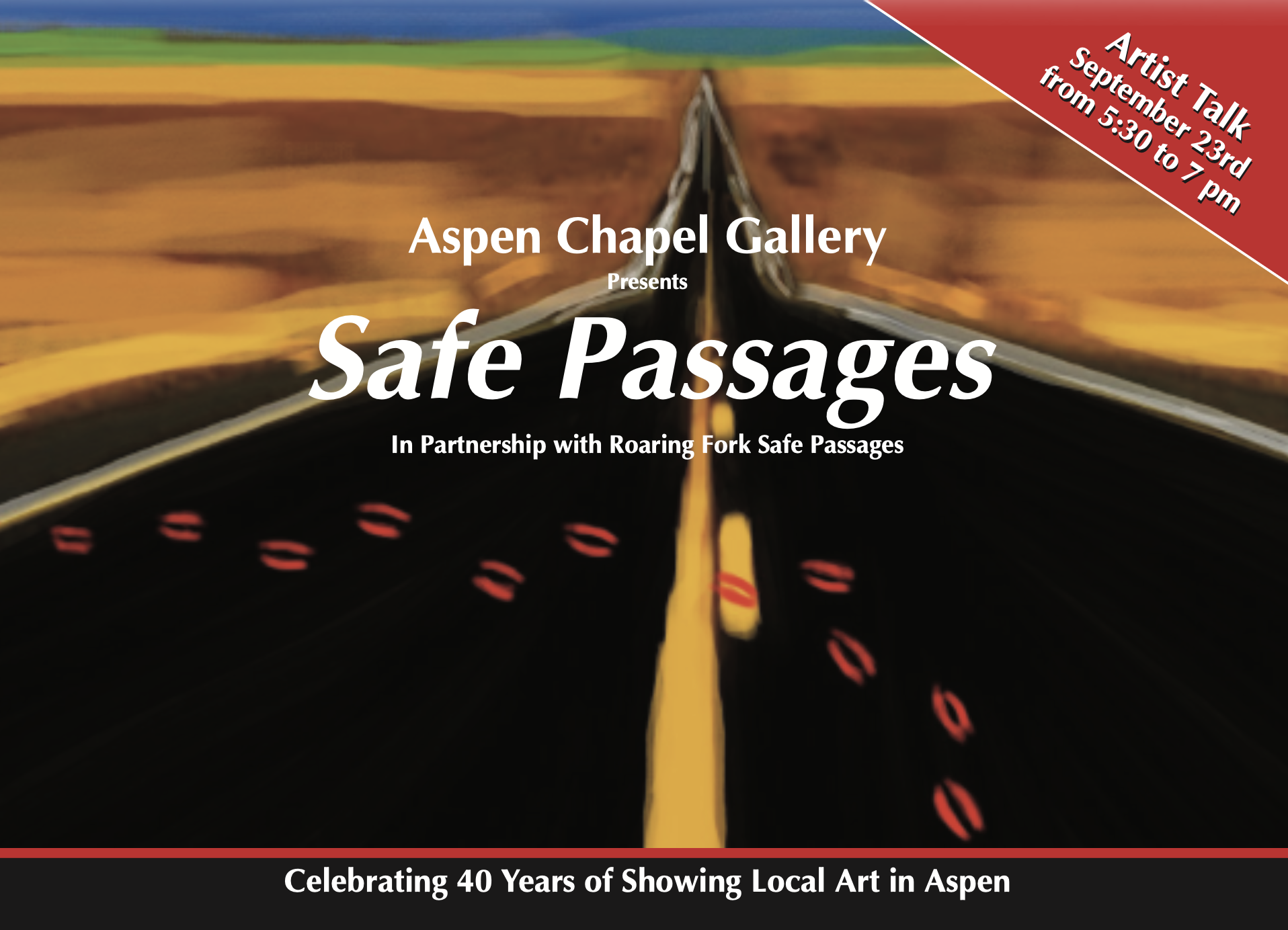 Save the Date: Safe Passages Art Exhibition at Aspen Chapel Gallery August 26-October 2