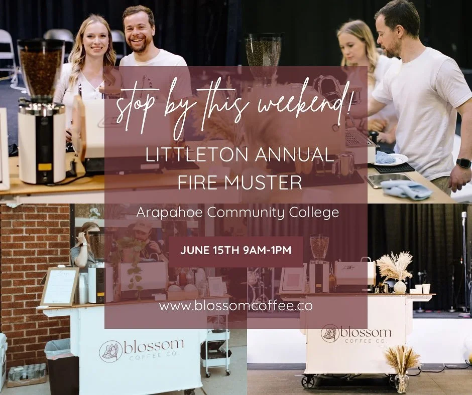 Stop by the fire muster this Saturday! We&rsquo;ll be serving up coffee from 9am-1pm. And we have a new wildflower latte for the summer 💐☕️ We&rsquo;ll be in the Arapahoe community college parking lot. Enjoy the first responder vehicles up close as 