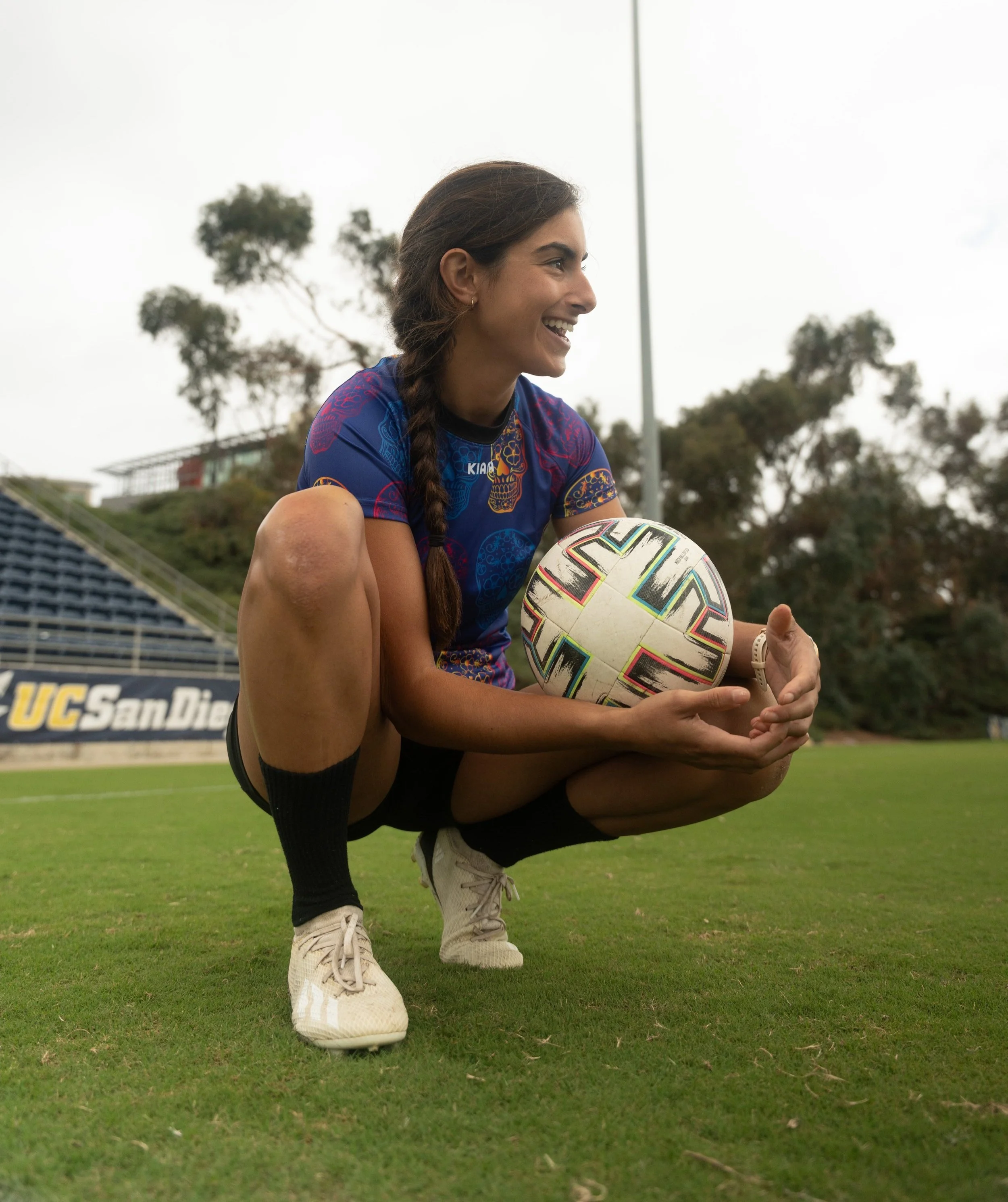 Women's soccer team in custom Kiana Sportswear jerseys