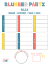 Free Printable Sleepover Activities and Games: Fun Ideas for Your Next ...