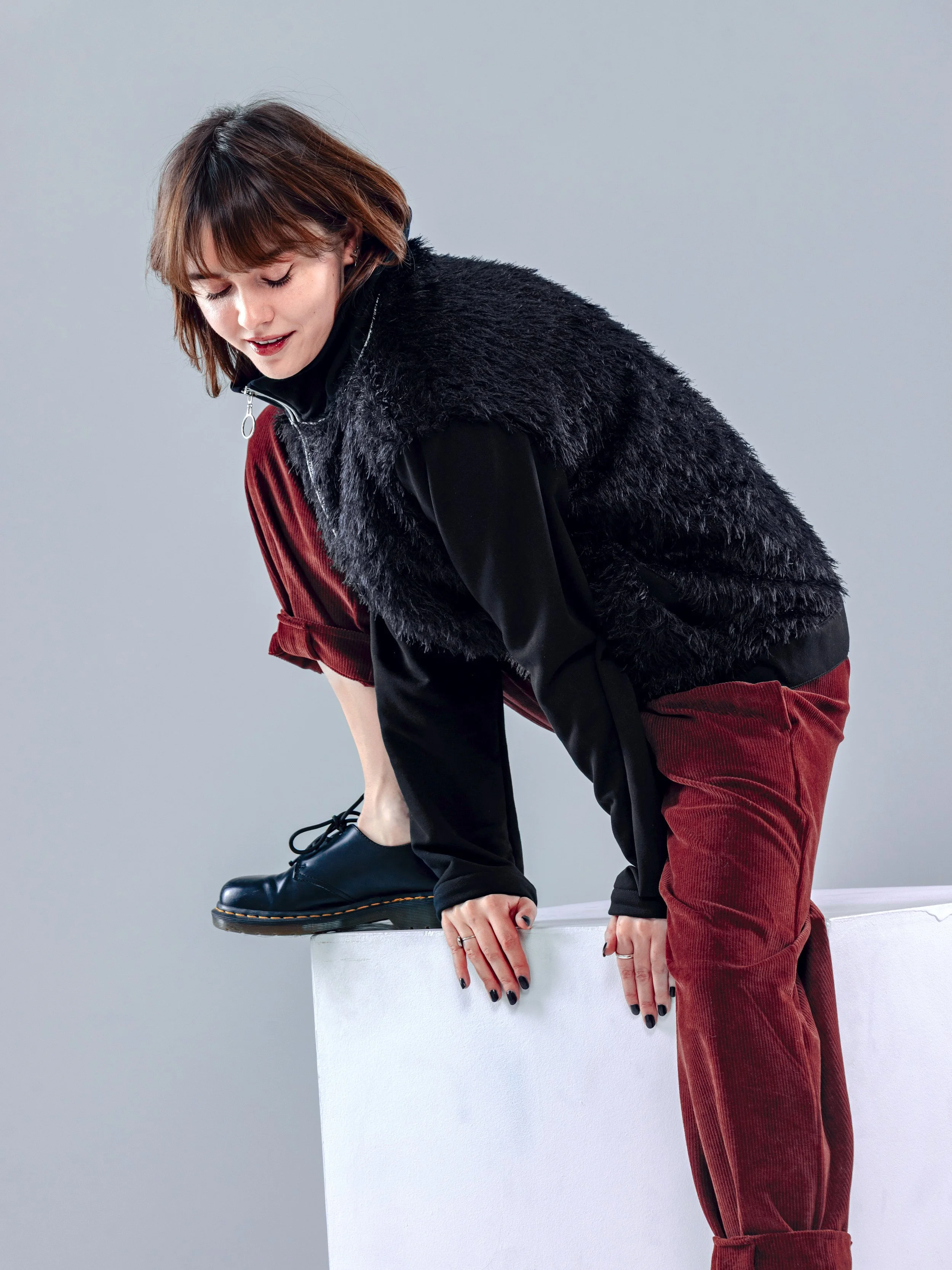 bluza czarna bawełniana