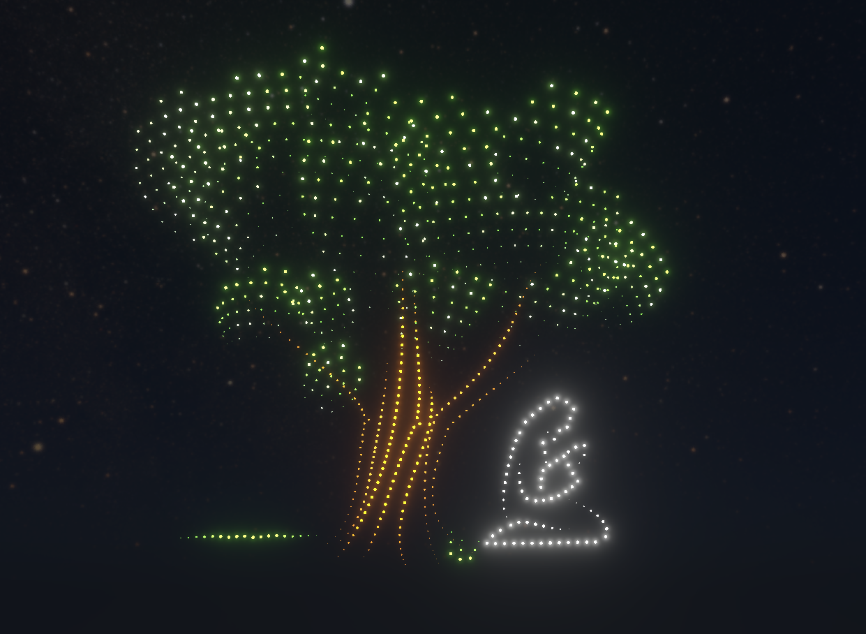 Boy in blue life vest jumping off yellow and green water obstacle into a lake.