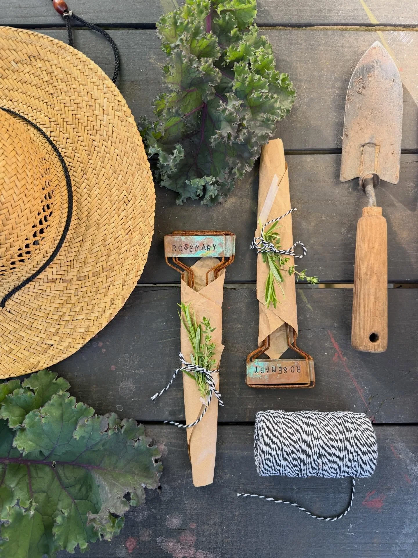 Custom copper. Hand stamped. Delivered with love.
Finishing up local garden orders today &mdash; because every herb deserves a name. 
#HandStampedCopper #GardenMarkers #MadeToOrder #HerbGarden #ShopLocal