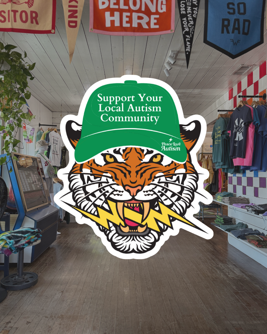 Sticker, Tiger