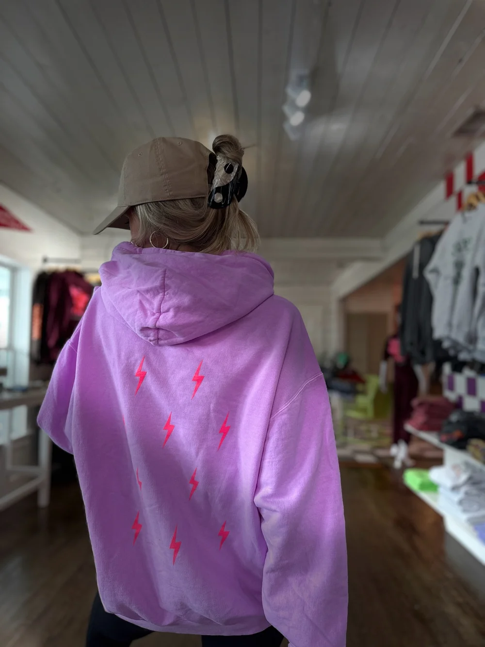 Pink Fizz Hoodie — PEACE LOVE AUTISM