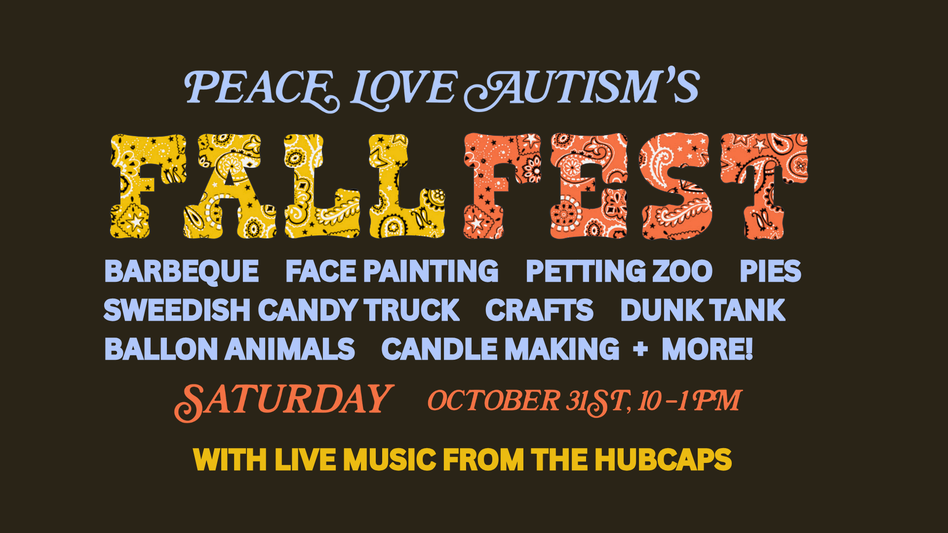 FALL FESTIVAL! Save the Date
