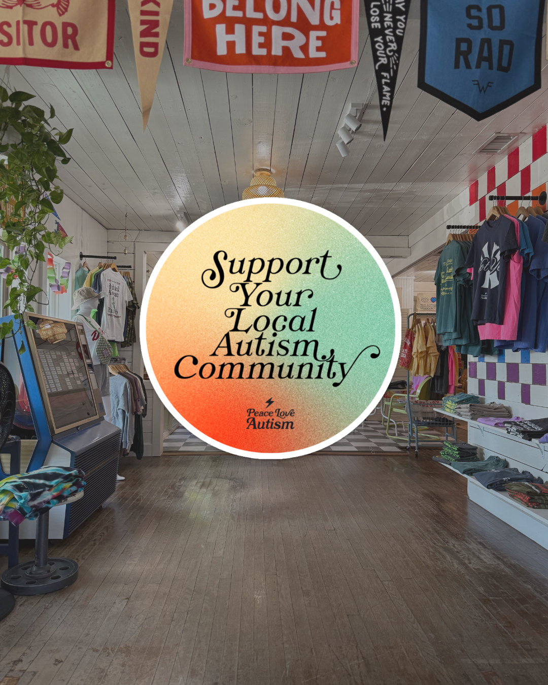 Sticker, Support Your Local Autism Community