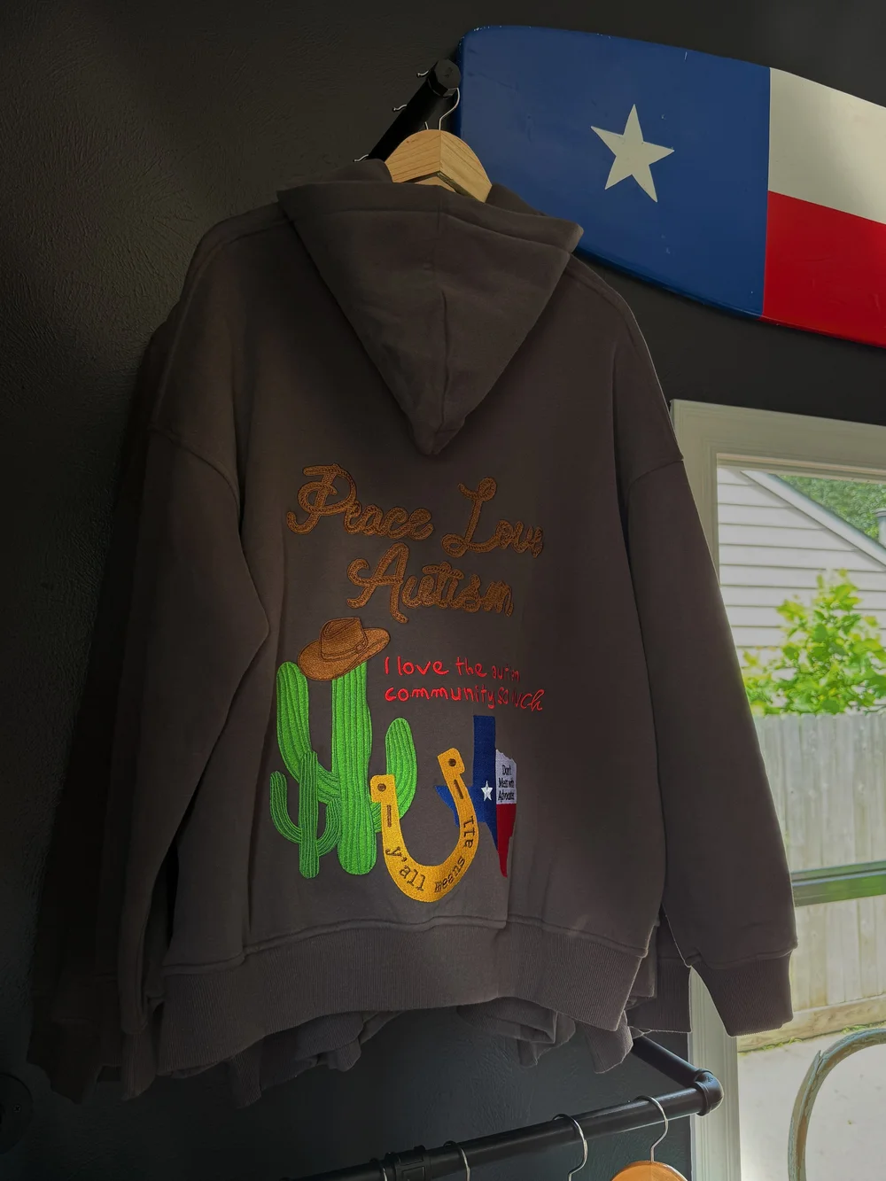 Howdy Hoodie — PEACE LOVE AUTISM