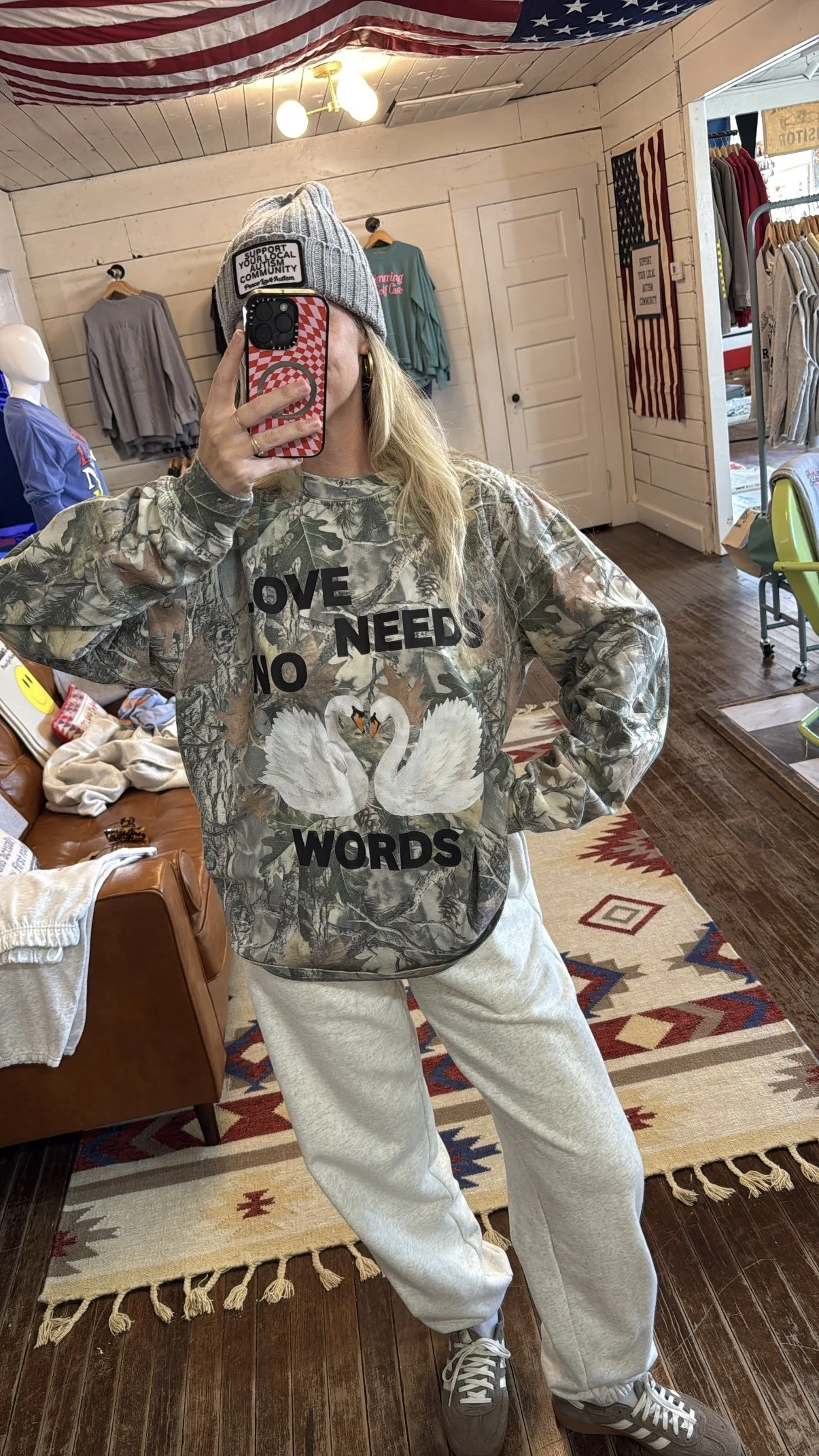 Swan Camo Long Sleeve