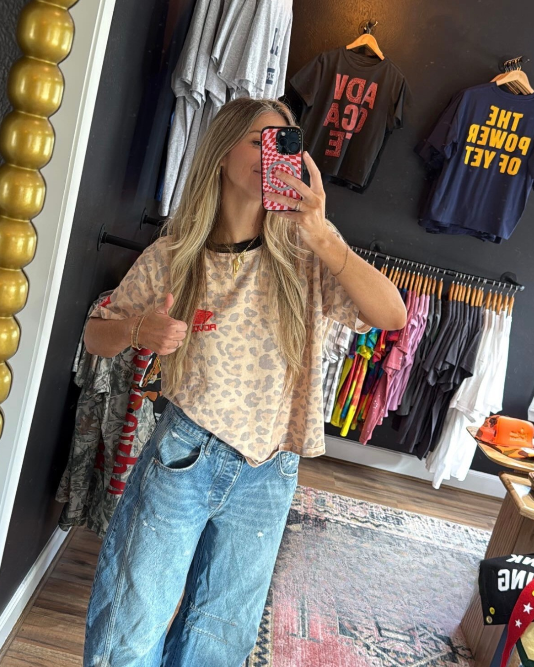 Faded Leopard Boxy Tee