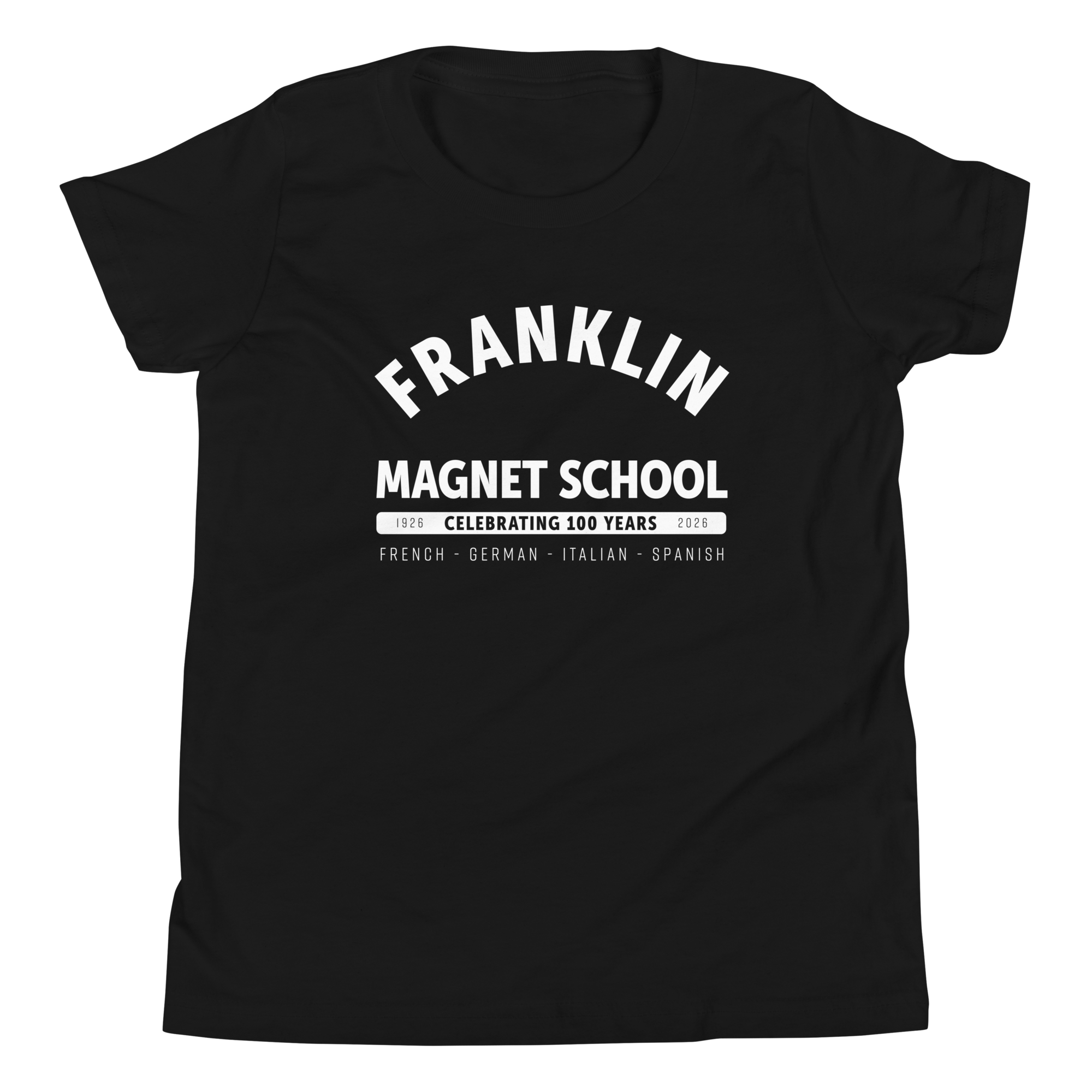 KIDS | Centennial Logo T-Shirt | Black