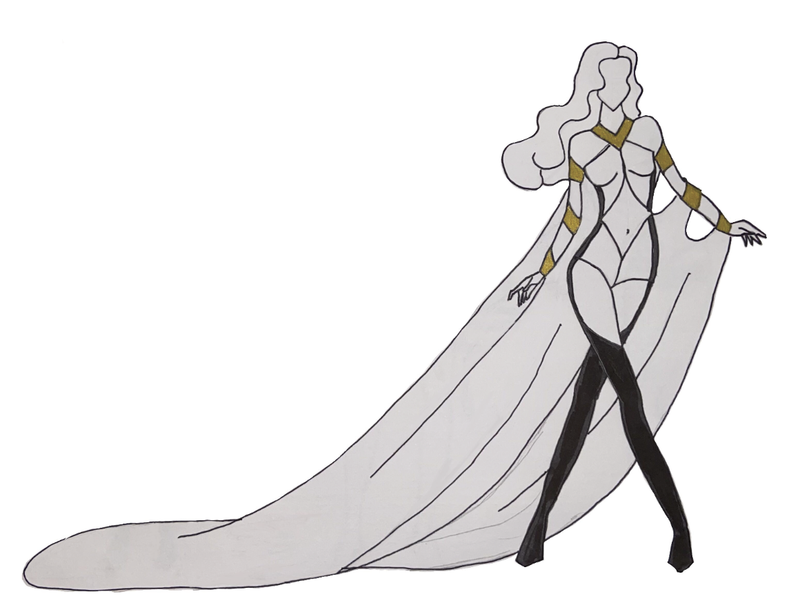 sketch computer queen cape .png