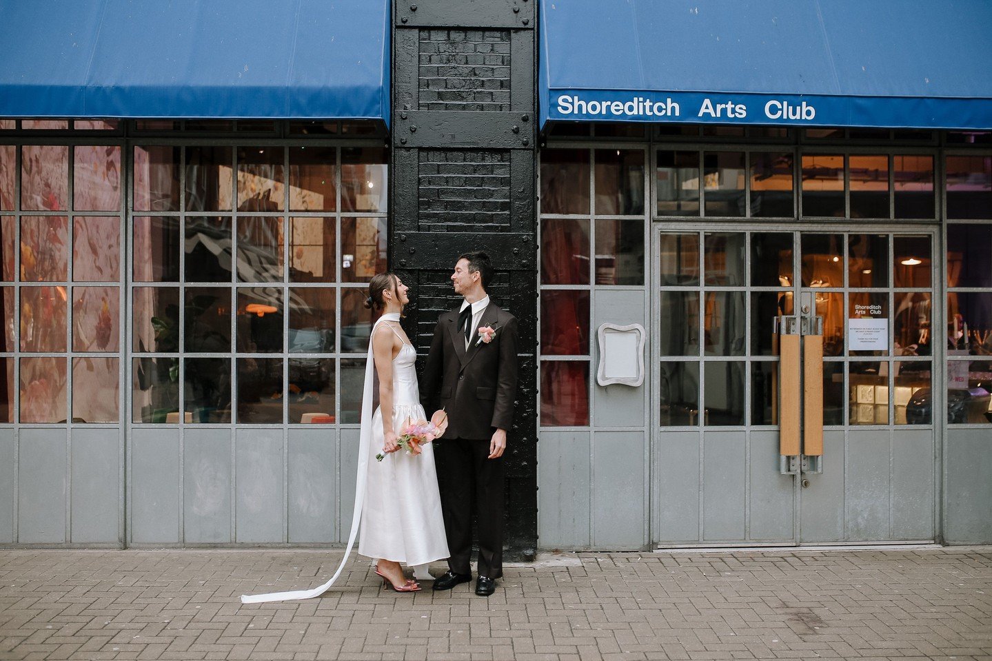 Congratulations once again to the beautiful bride &amp; groom. 💒⁠
⁠
We were beyond honoured to host Richard &amp; Tal's intimate wedding, welcoming their friends and family to this dreamy gathering at the club.⁠
⁠
Illuminated by mesmerising moving i