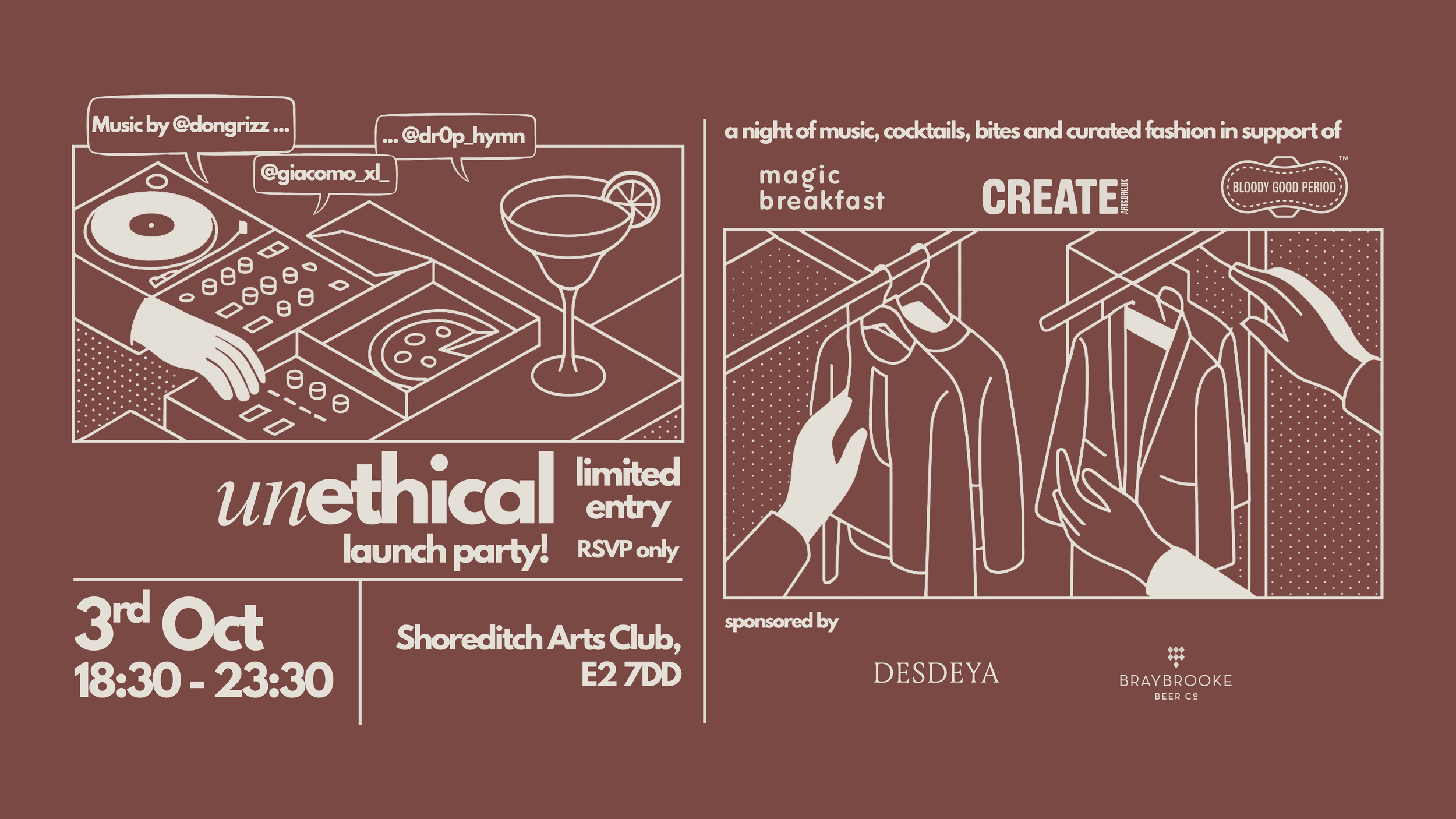 unethical London Launch Party
