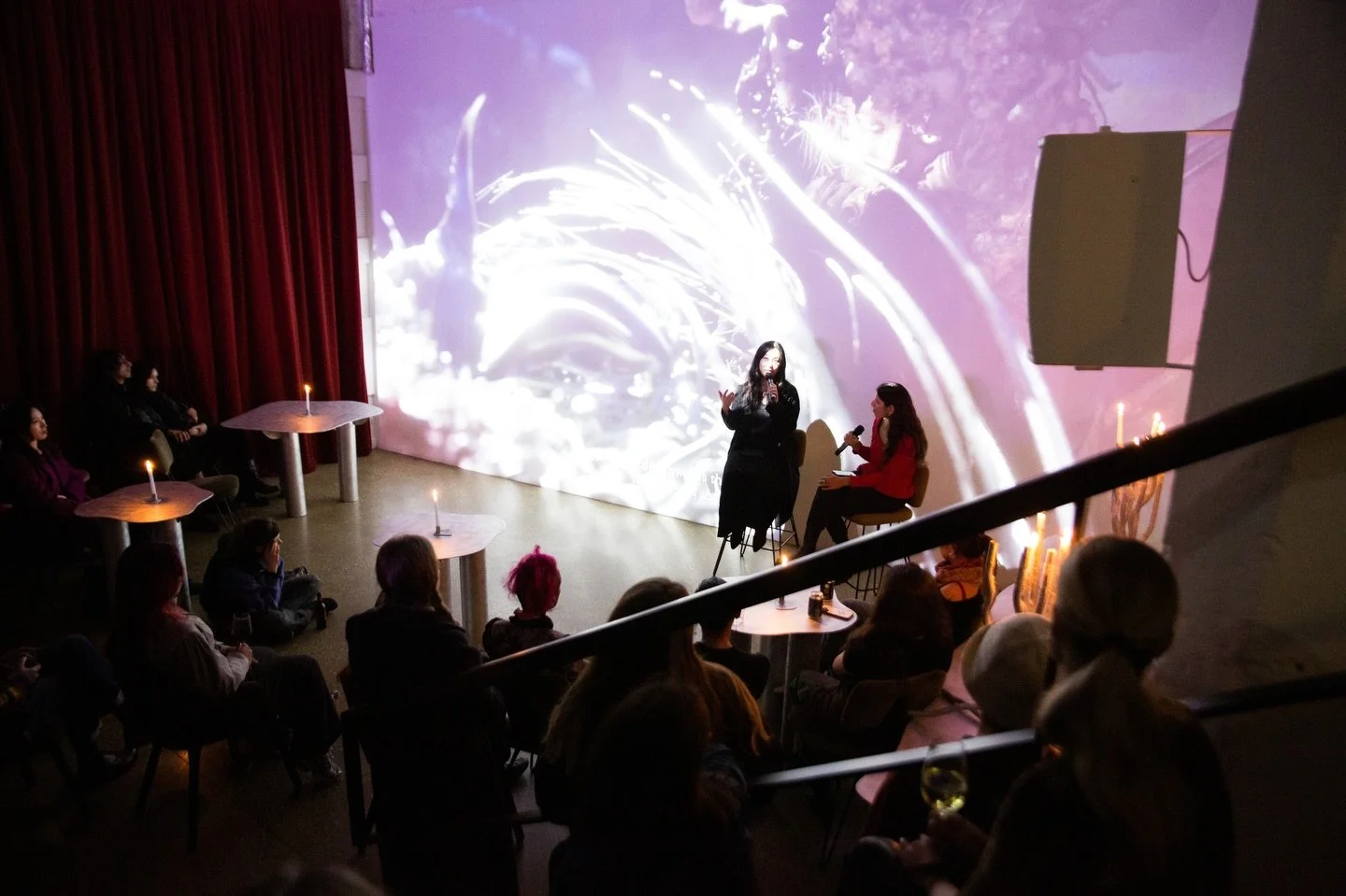 Thank you all who came and supported the new moving image commission by Eunjo Lee (@eunjo.lee) for HERVISIONS (@hervisions_) last Wednesday 🕹️⁠
⁠
An evening centred on the theme of rebirth curated by HERVISIONS founder Zaiba Jabbar featuring: ⁠
The 