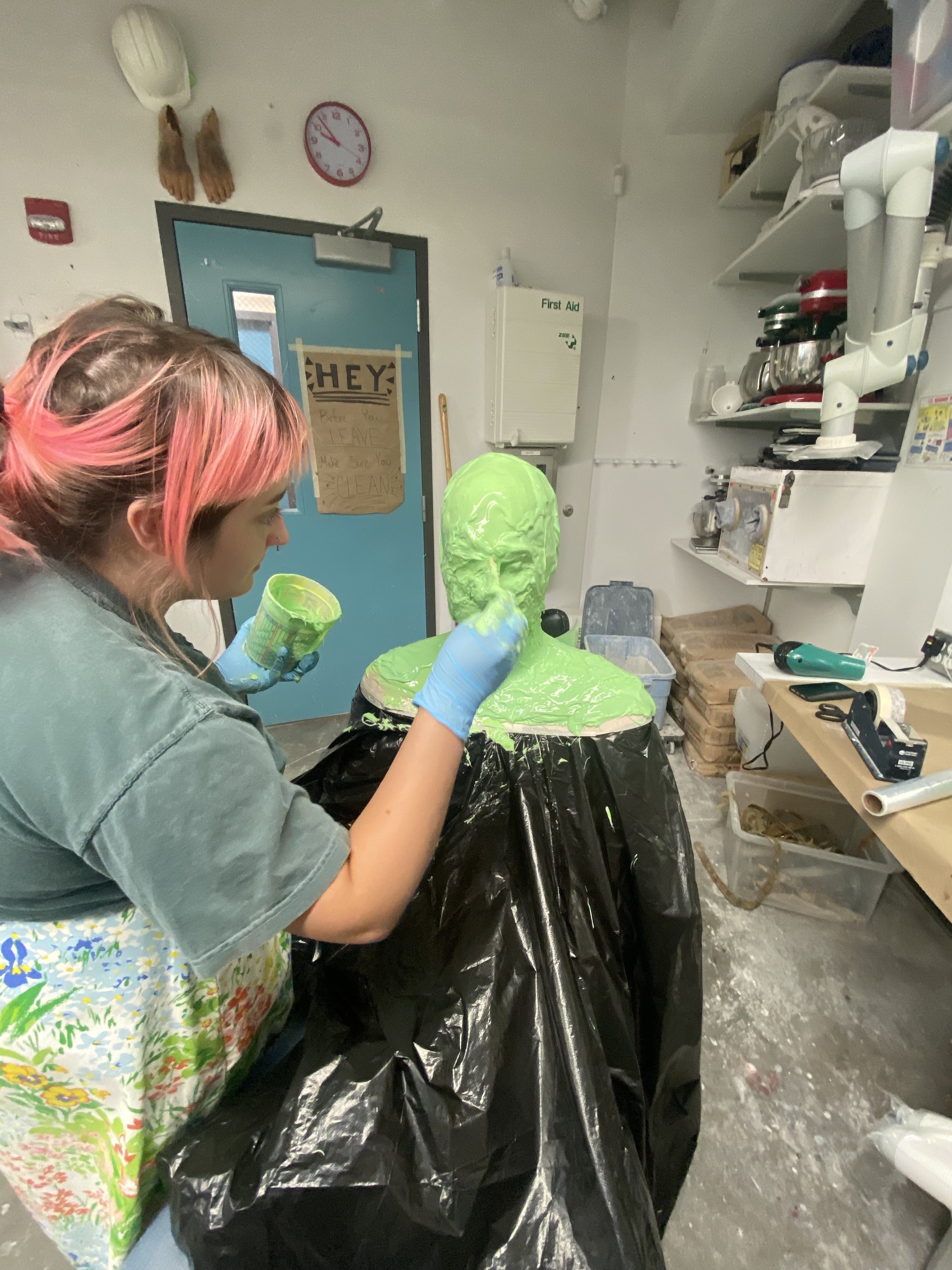 Head Cast Process by Nova Cunningham