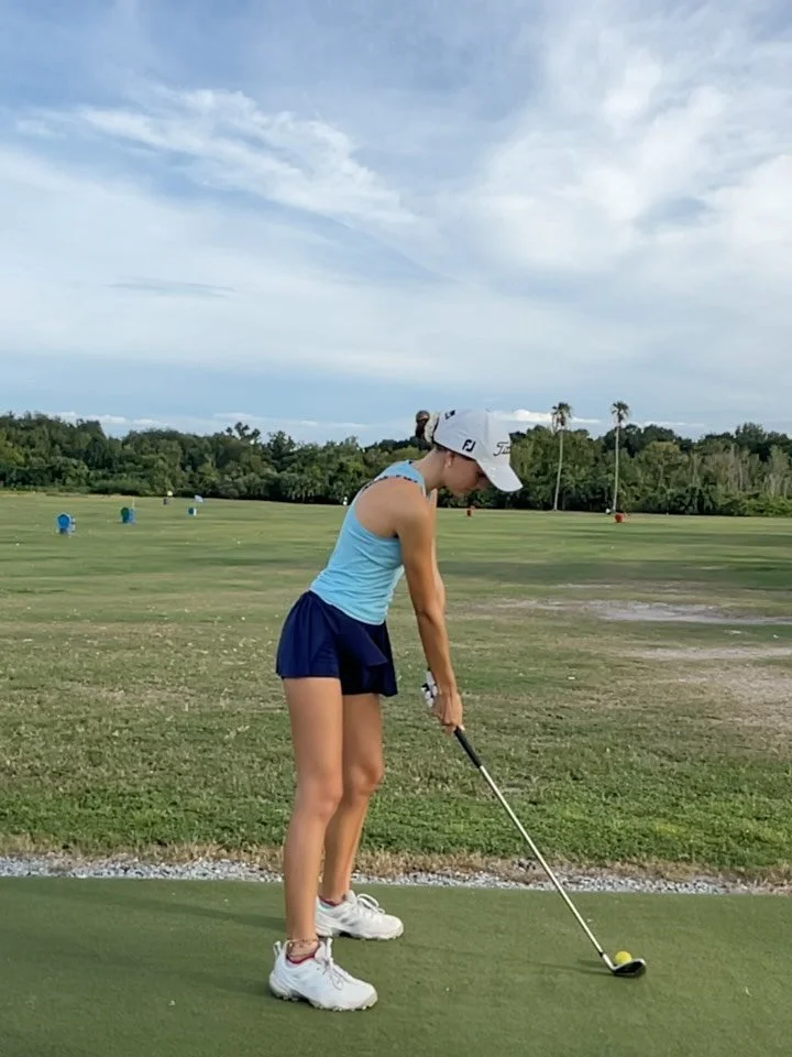 STUDENT PROGRESSION - I&rsquo;ve been working with Chloe since December of last year and in that time she&rsquo;s gone from dreaming of breaking 90 in a tournament to winning high school matches and shooting just above par. 

Lots of work to do still