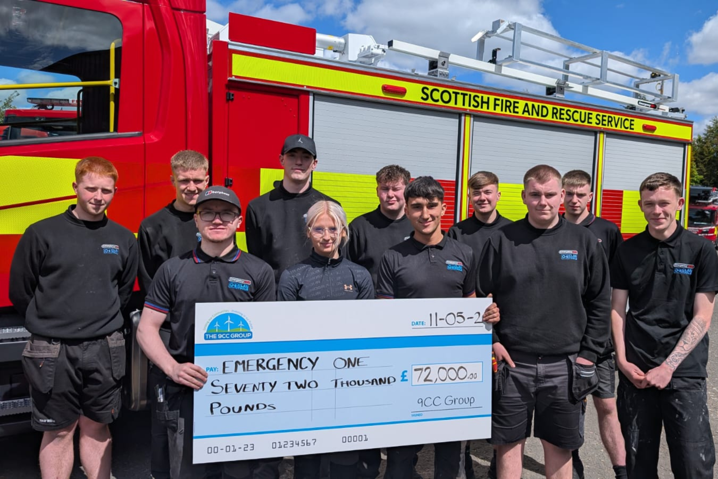 Windfarm Community Benefit Funds 20 Apprentices at Cumnock Firm