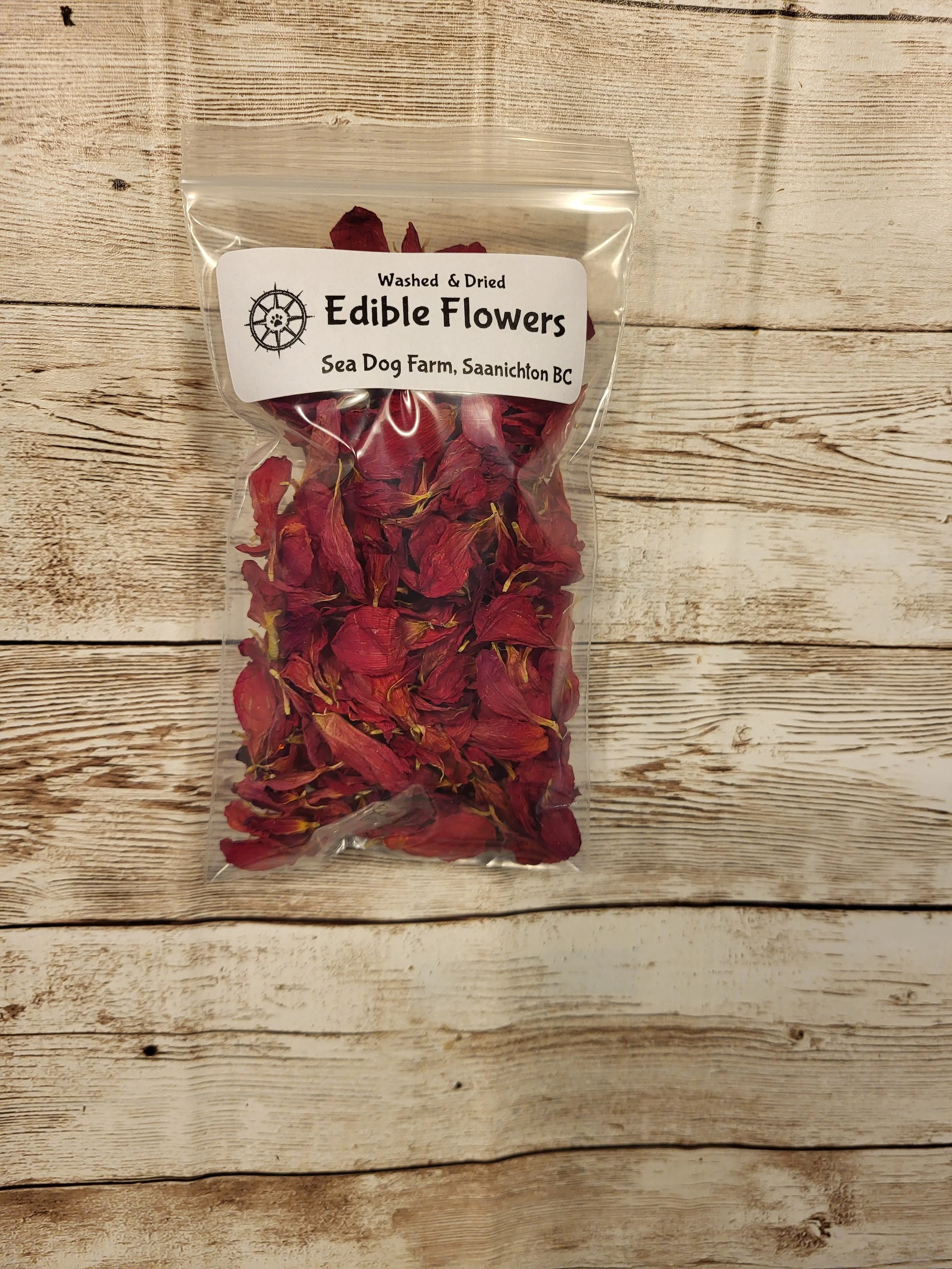 Edible Flower Sprinkles - Red