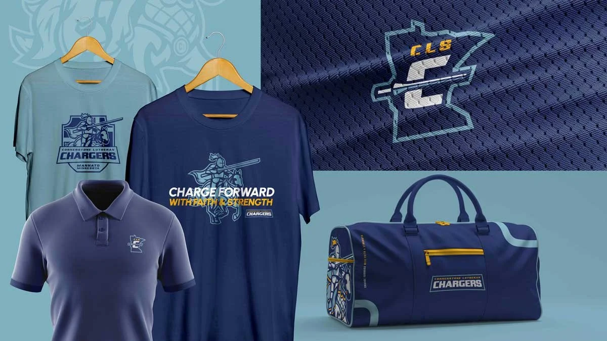 Cornerstone Lutheran School Charger mascot logo