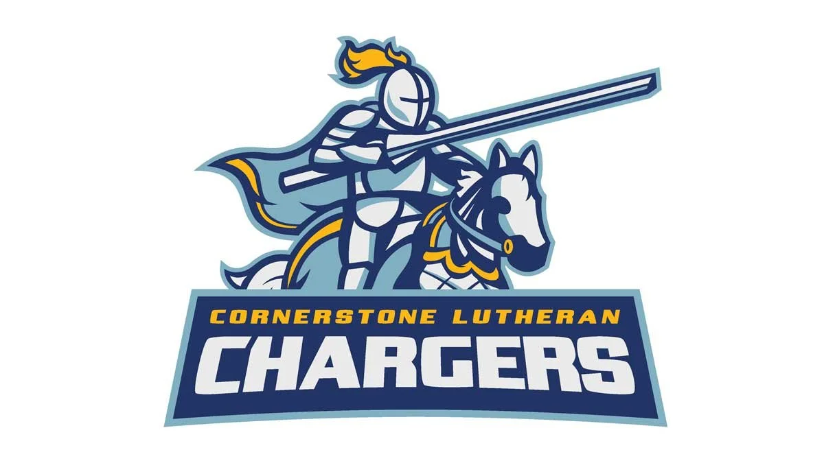 Cornerstone Lutheran School Charger mascot logo