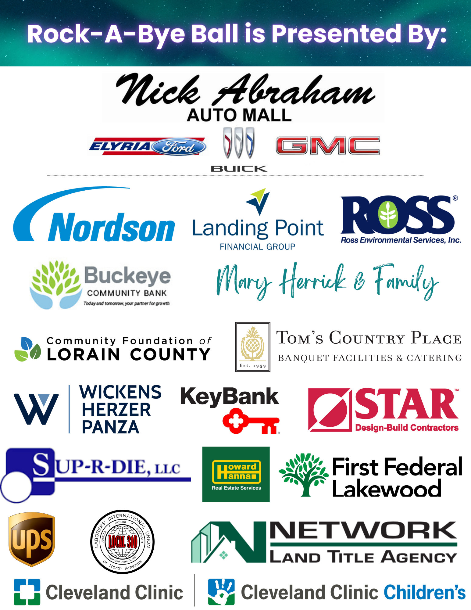 Blessing House’s 19th Annual RockABye Ball Northern Lights & Cozy