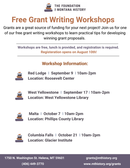 Resources & Workshops Helena MT— The Foundation for Montana History