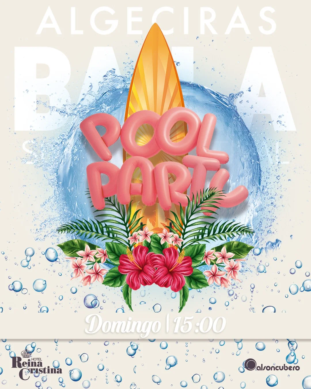 ¡La gran pool party del domingo!