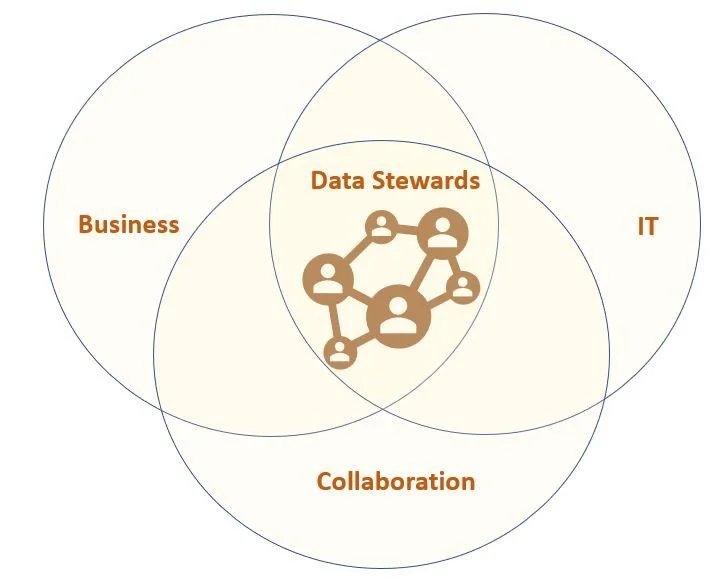 A data steward is a person in charge of the quality of the data an