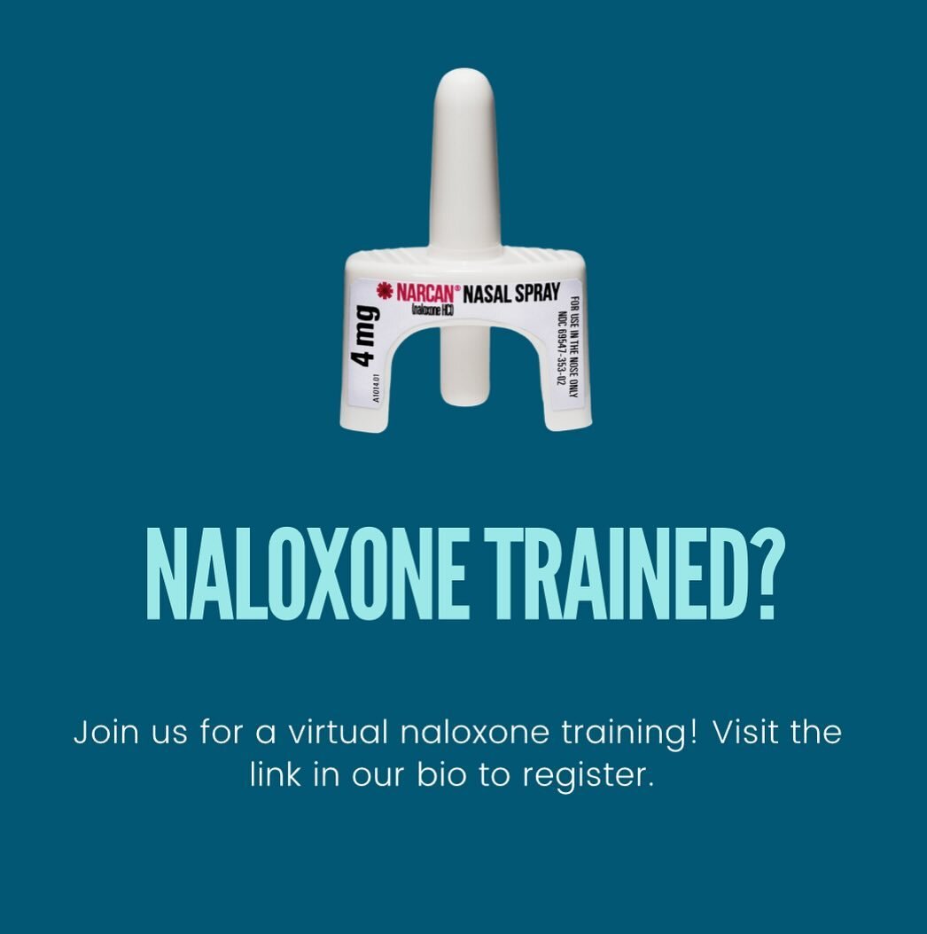 Join us on Thurs, March 21st for an overdose prevention and reversal training. Register in our bio!