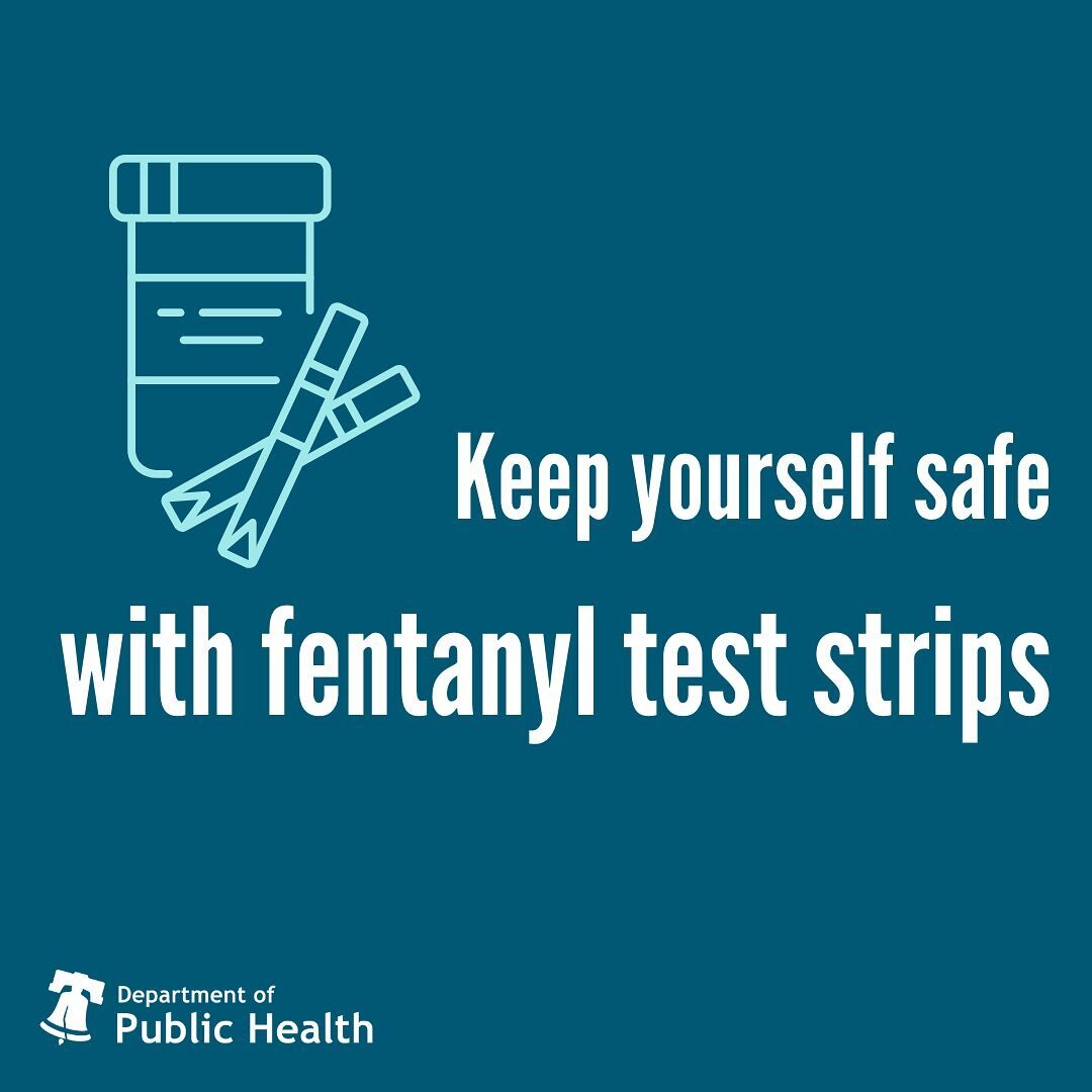 Did you know you can get fentanyl test strips sent right to your home? Visit www.substanceusephilly.com/get-supplies, or follow the link in our bio, to order some today!