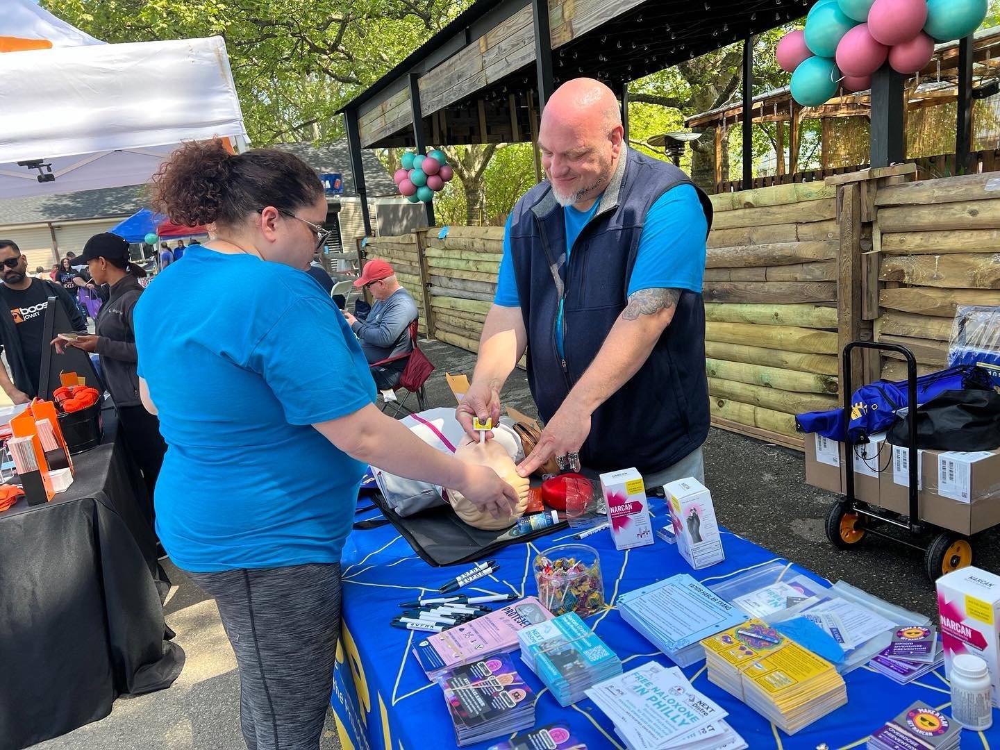 Harm Reduction and Health Educator Elvis Rosado represented SUPHR at the Latin X Visionaries Community Kick Off &amp; Resource Fair on Sunday, April 28. Our Harm Reduction and Community Engagement teams attend events throughout the year to distribute
