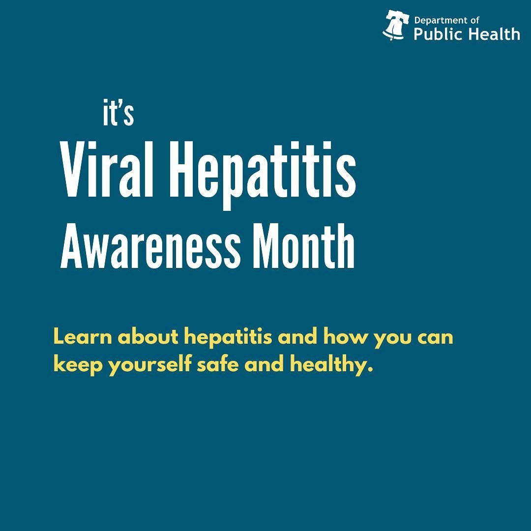May is Hepatitis Awareness Month! We&rsquo;ve partnered with @PHLPublicHealth&rsquo;s Viral Hepatitis Program to give you a quick guide to the most common types of viral hepatitis: hep B and hep C. SUPHR is engaged in efforts to prevent community spr