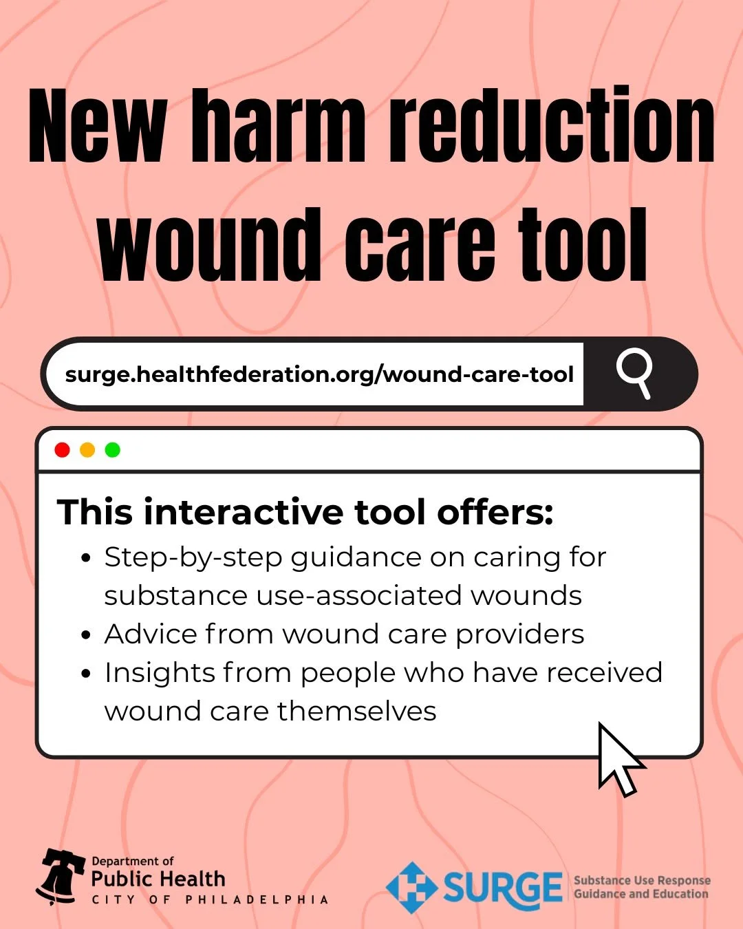 Do you provide care for people with substance use-associated wounds? SUPHR worked with the Health Federation of Philadelphia's SURGE program to create an interactive PDF guide that provides both step-by-step instructions and unique insights from woun