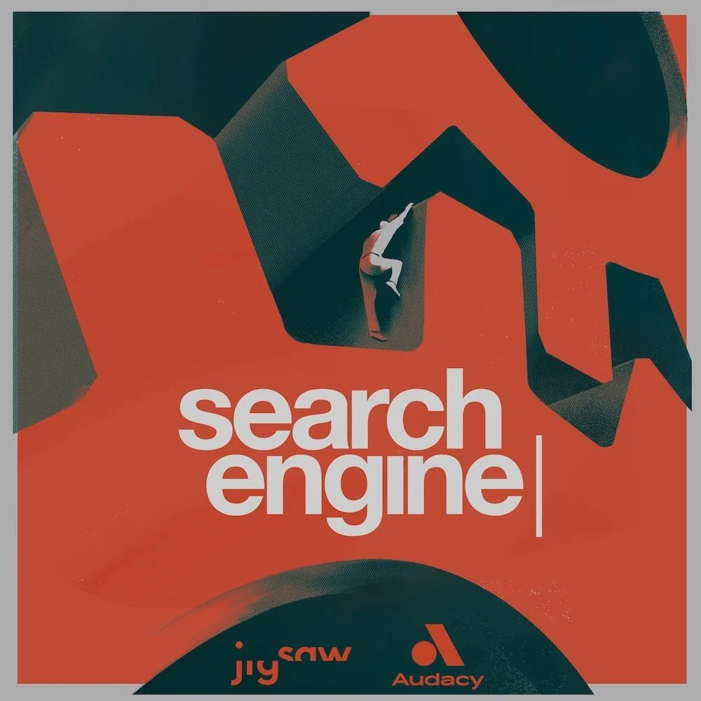 Search Engine with PJ Vogt logo