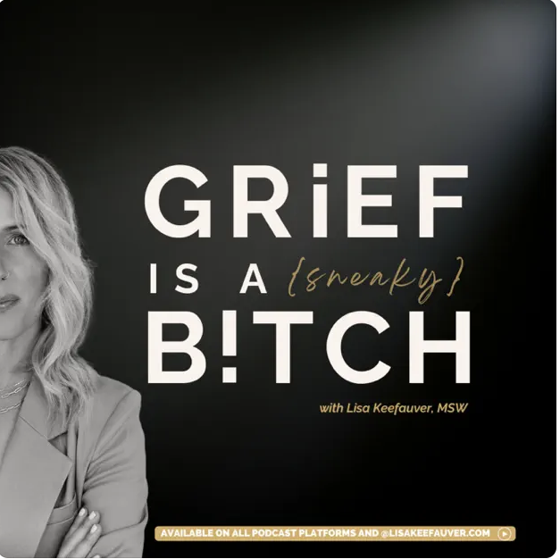 Grief is a Sneaky Bitch Podcast logo