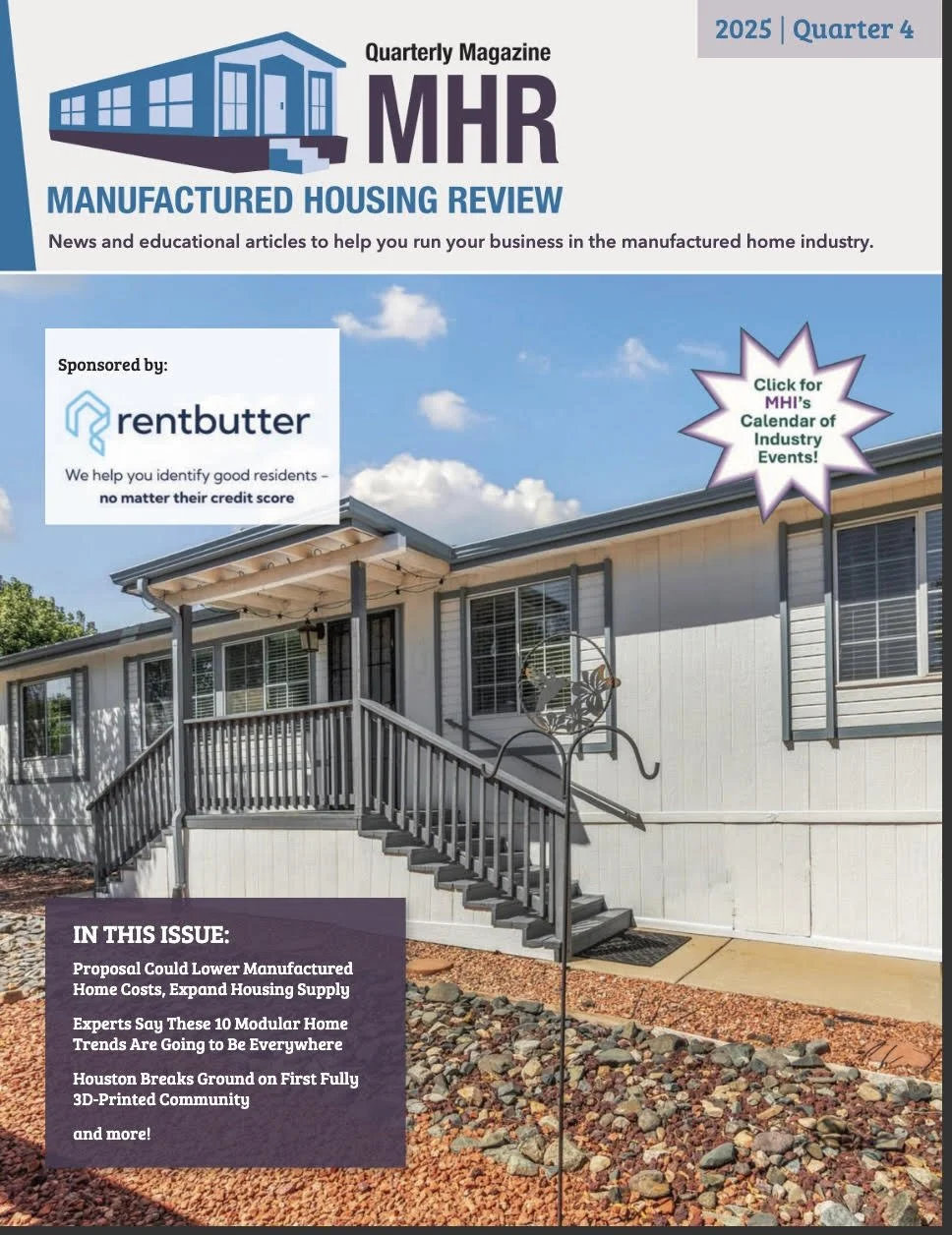 "A Guide to Buying or Selling a Manufactured Housing Community in Colorado" By Benjamin M. Goldberg, Senior Associate Attorney, Published in Manufactured Housing Review, 2025 Q4 Issue