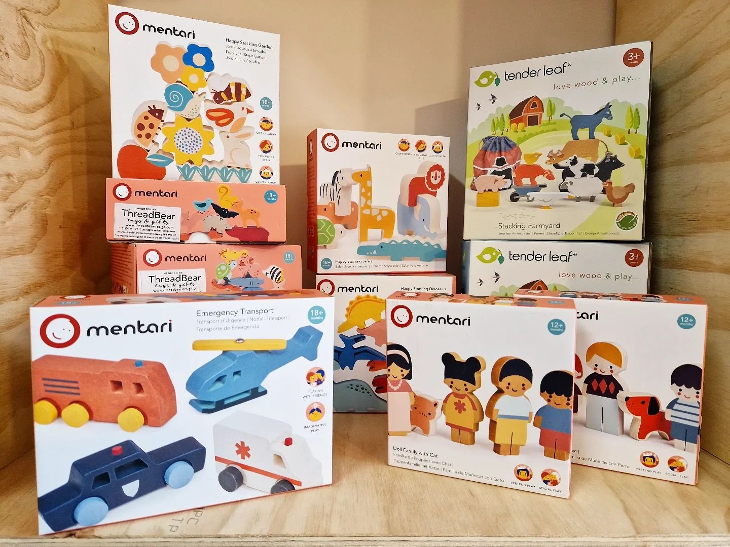 ✨️ Incoming Stock ✨️

We have some absolutely gorgeous new wooden toy sets that will be making their way onto the shelves over the next couple of weeks. 

All beautifully and sustainably crafted, affordable with a range of prices, and complete with c